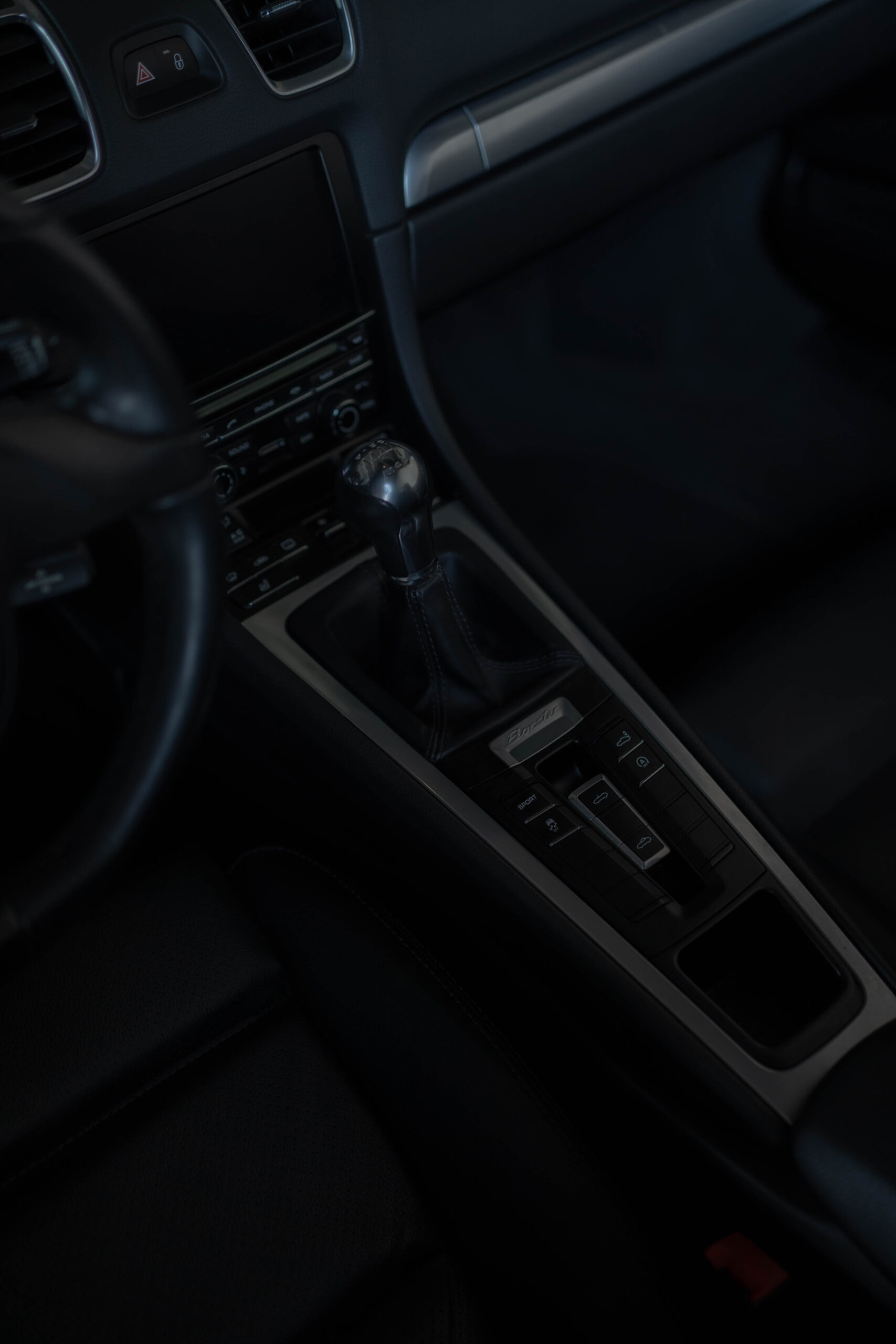 Porsche Boxster wnętrze